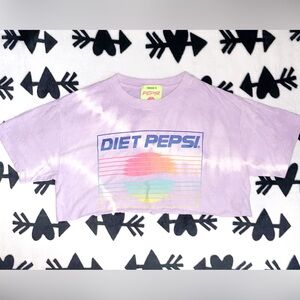 Diet Pepsi cropped Tshirt